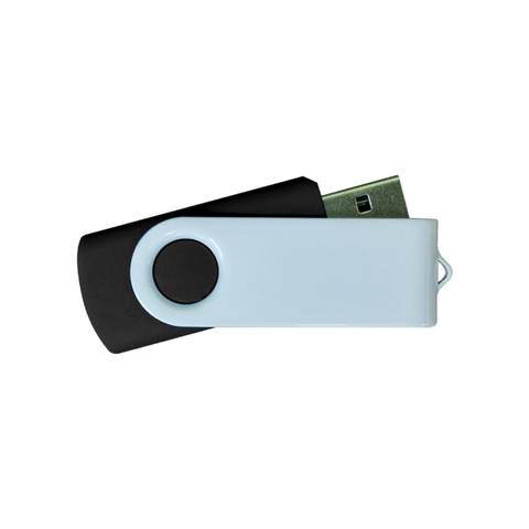 Olmecs Promotional WHITE Swivel USB Flash Drives 32GB (12 Pc Pack)