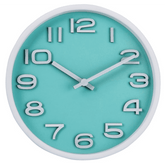 Zhanjiang Z Natural Wood Table Clock (Teal)