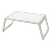 Foldable Bed Tray-White