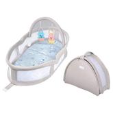 Little Angel Baby Bed Foldable Bassinet for 3+ Months Brown
