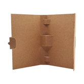 2ml Sample Spray Perfume Bottle Blank Paper Card Holder Brown (50Pc Set) - Willow