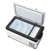 Mini Car Fridge with Freezer Rapid Freezing White Shockproof (20 Liters)