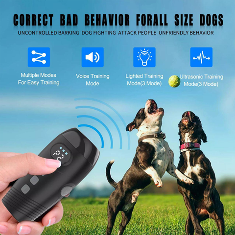Dog Barking Control Devices Dual Sensor Anti Barking Device