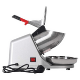 Electric Ice Shaver Crusher Machine Stainless Steel Snow Cone Maker for Ice Cream Cold Drinks