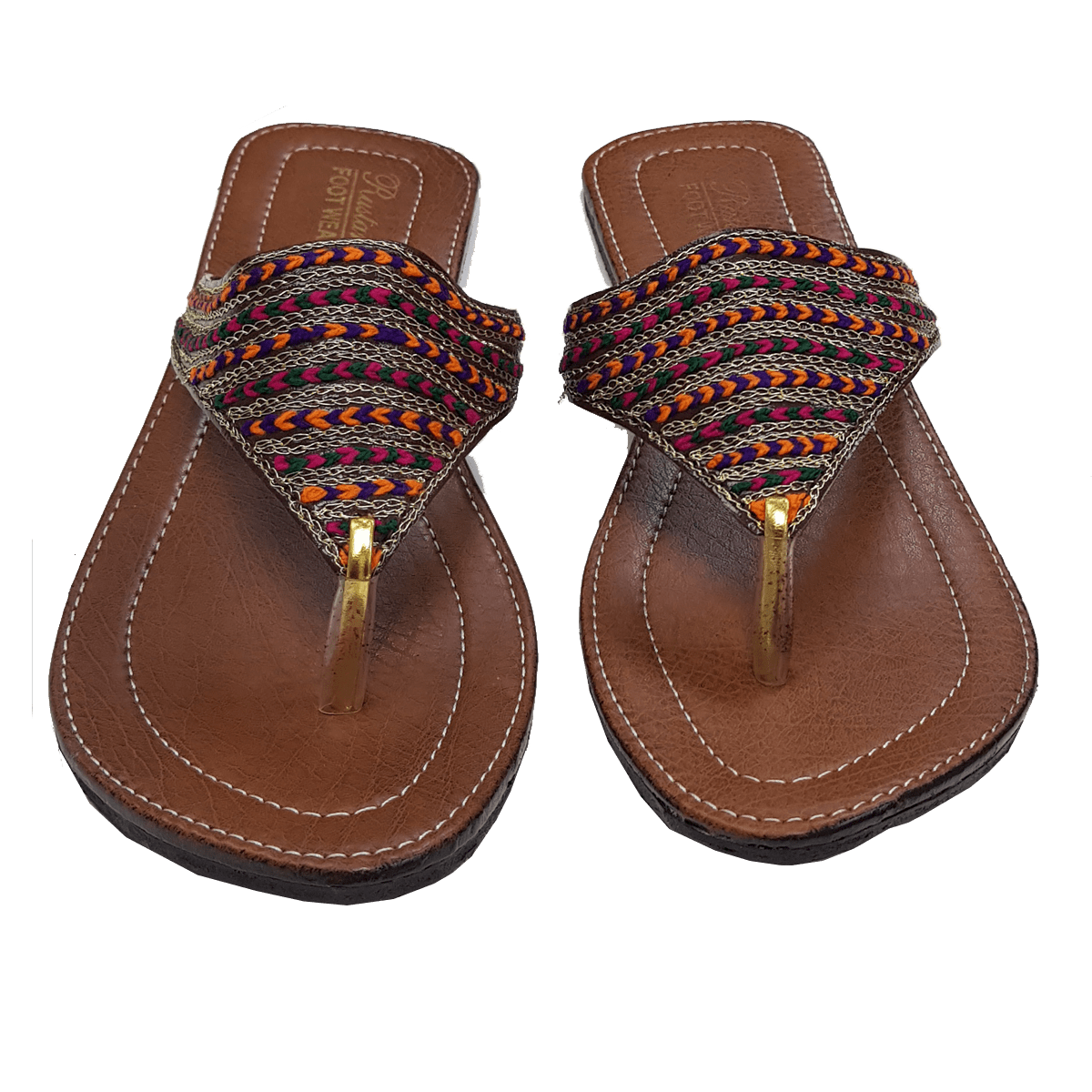 Ladies 2025 chappal leather