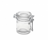 Mini reusable hermetic jar with pressure lock 40x60mm (12Pc Pack)