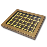 48 Cavity Empty Treat Boxes with Window and Dividers For Chocolates and Candy - (31x23x4 Cms) Pack of 6 Brown - Willow