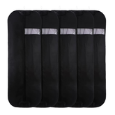 Willow Non-Woven Garments Cover for Abayas, long Dress, Jelebya Evening Dress With Zipper (10 Pc Pack) (165 x 60cm,) Black