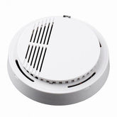 School Home Office Cordless Smoke-Detector Fire-Alarm Photoelectric Sensor White
