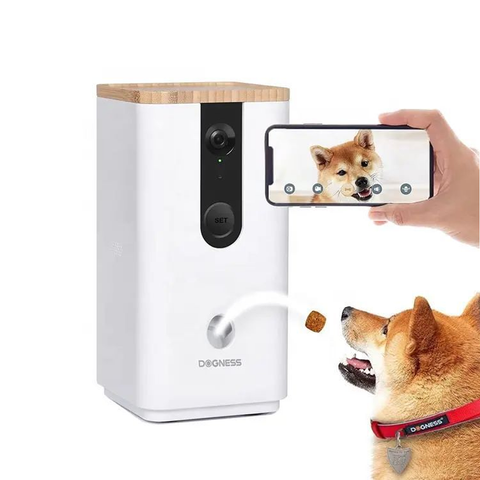 DOGNESS Wi-Fi Pet Camera with Treat Dispenser for Dogs and Cats