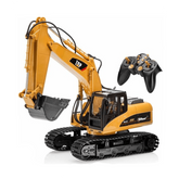 15 Channel Full Functional Remote Control Excavator Construction Tractor Toy - SquareDubai
