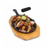 Broil King Fajita Pan Set (2x18x36cm, Cast Iron) - SquareDubai