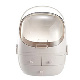 Desktop Waterproof Dustproof Cosmetic Case Makeup Organiser Storage Box Drawers PP Jewellery Box