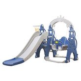 Little Angel - Kids Toys Slide And Swing - Blue