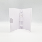 Refillable 2ml Sample Spray Perfume Bottle with Blank Paper Card Holder White (50Pc Set) - Willow