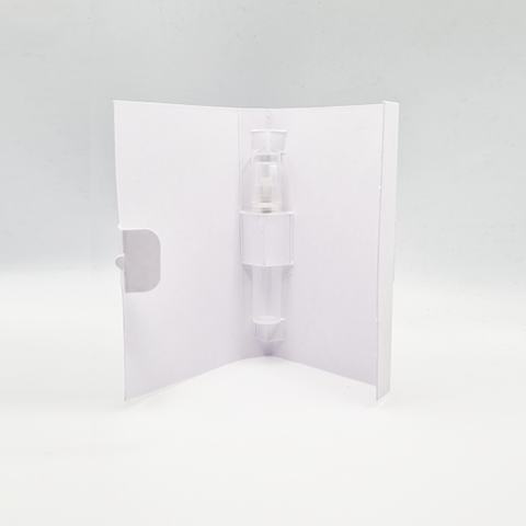 Refillable 2ml Sample Spray Perfume Bottle with Blank Paper Card Holder Mint (50Pc Set) - Willow