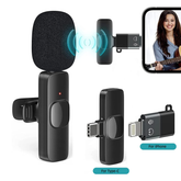 K8 Plug-Play Wireless Lavalier Microphone for iPhone/iPad/TypeC Mobile