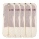 Willow Non-Woven Garments Cover for Abayas, long Dress, Jelebya Evening Dress With Zipper (10 Pc Pack) (165 x 60cm,) Beige