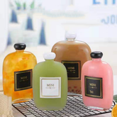 12 Pc Pack Small Juice Mini Glass Bottles for Milk Beverage Perfume Oil & Sauce 350ml