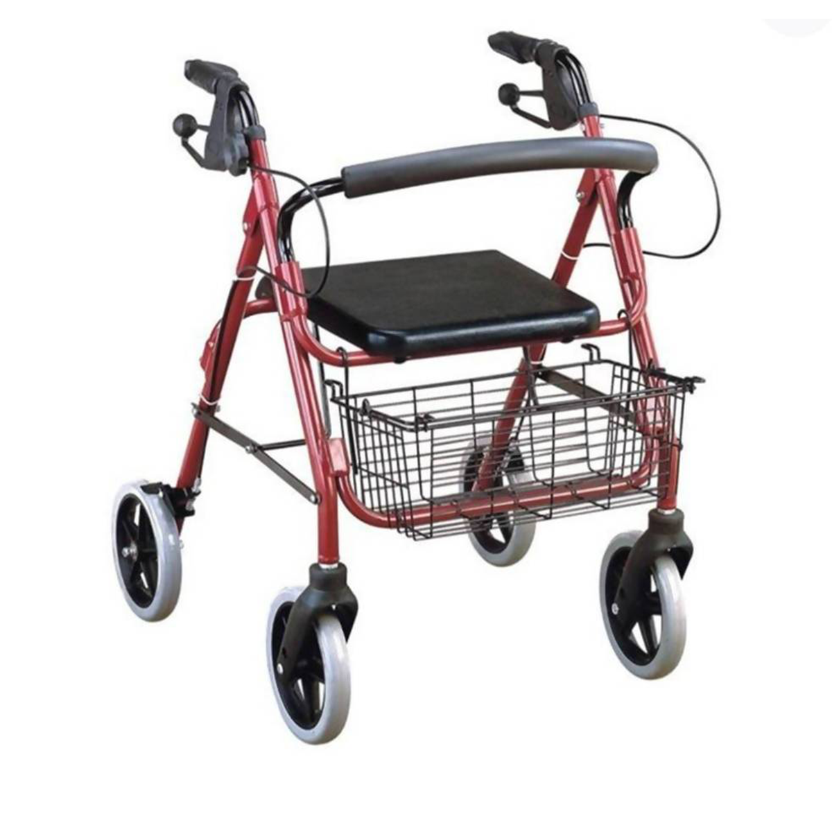 Rolator with seat and shopping Basket