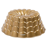 Belle bundt pan Aluminium Cake Mold Non Stick Coated Cake Pan Gold (Size: 24CM x 24CM x 10CM) - LIFE SMILE