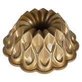 Bundt pan Sapphire Shaped cake mold Aluminium Bakeware Non Stick cake Pan Gold (Size: 25.8 × 25.8 × 10.5 cm) - LIFE SMILE