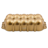 Loaf pan | Aluminium Bundt Pan | Non Stick Cake Pan | Gold (Size: 34.5CMx15CMx8CM) - LIFE SMILE