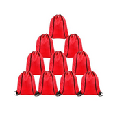 Durable Polyester Drawstring Tote Bags (Pack of 10) - SquareDubai
