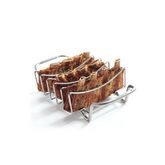 Broil King Rib and Roast Rack (9.5x21.5x38.5cm, Stainless Steel) - SquareDubai