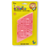 2Pc Plastic Sliding Door Lock Punch-Free Child Safety Lock 3M Glue No Screws or Drills