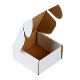 White Corrugated Boxes for Ecommerce 17x14x8 Cm – (10Pc Pack)