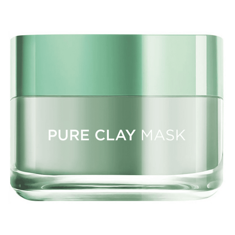 L'Oreal Paris Pure Clay Green Face Mask with Eucalyptus, 50 ml