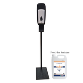 1000ML Floor-Standing Automatic  Induction Hand Sanitizer Dispenser with Metal Stand - EDGE
