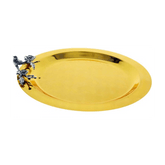 Liying Iron, Gold - Serving Tray 31cm diameter