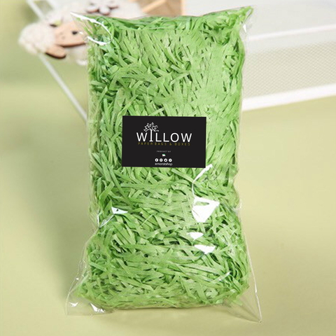 100g/Bag Professional laser Paper Cut Shredded Crinkle Filling Paper Confetti For Packing - BROWN