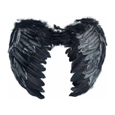 Feather Angel Wings Christmas Halloween Costume / Fancy Dress 43x32 Cms - Willow