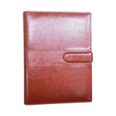 A5 Brown Executive Diary with Open Date - SquareDubai