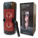 YD-808 Brilliant LED Wireless Speaker With Microphone