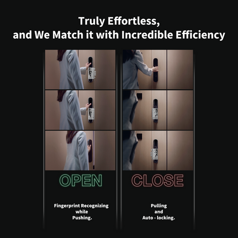 Aqara D100 ZigBee Smart Door Lock Fully-Automatic Lock Body, 9 Unlock Methods