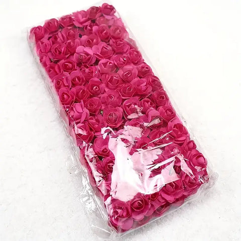 Willow 0.5" Mini Paper Flowers for Crafts Paper Roses for Scrapbooking  Card Decoration 144pcs