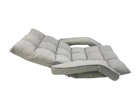 Willow Portable Folding Chair Single Floor Lazy Sofa with Handle Adjustable Back