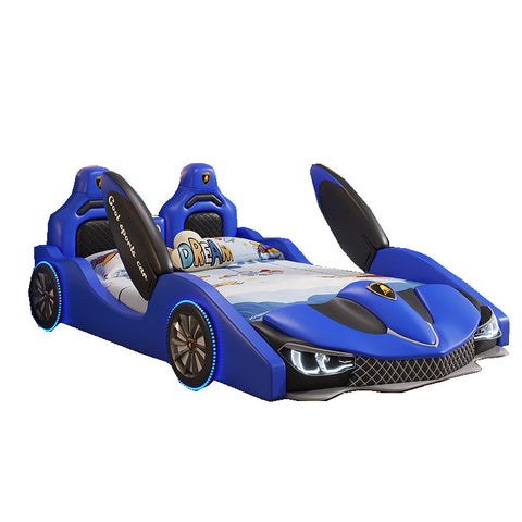 Children's Boys Bed Car Style Single Bed