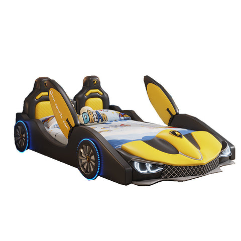 Children's Boys Bed Car Style Single Bed