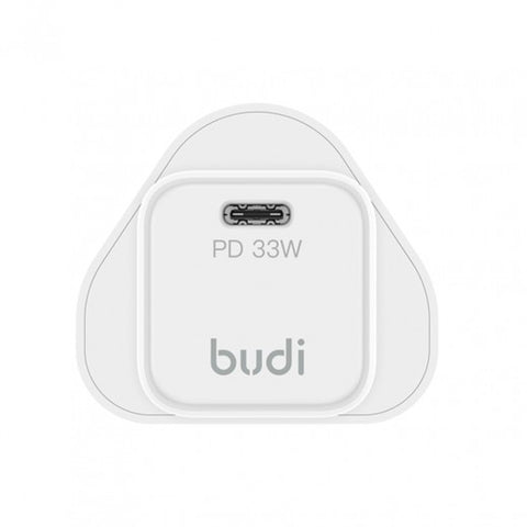 Budi 33W USB-C PD   Mini GaN Wall Charger