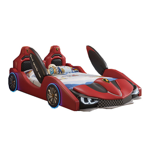 Children's Boys Bed Car Style Single Bed