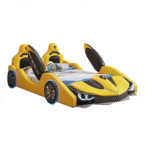 Children's Boys Bed Car Style Single Bed