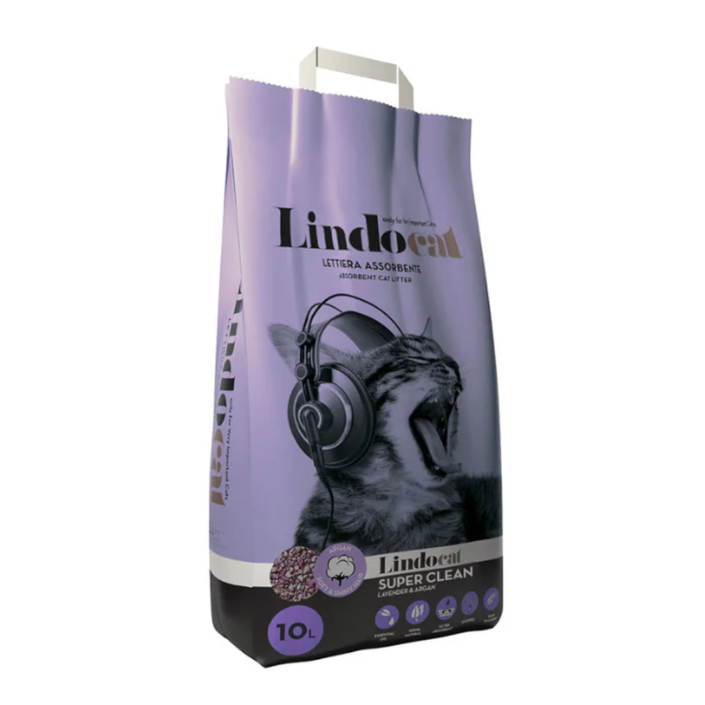 LINDOCAT Super Clean Unscented Cat Litter 10L