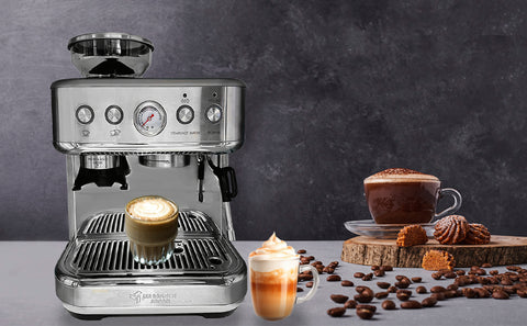 MEBASHI Commercial Coffee Machine with CF Grinder, 2.3L Capacity 1770W (ME-CCM2053)