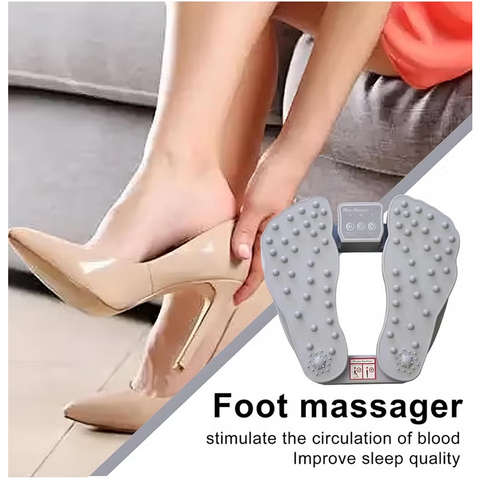 Compact Electric Foot Massager Effective foot stimulator designed to relieve muscle pain