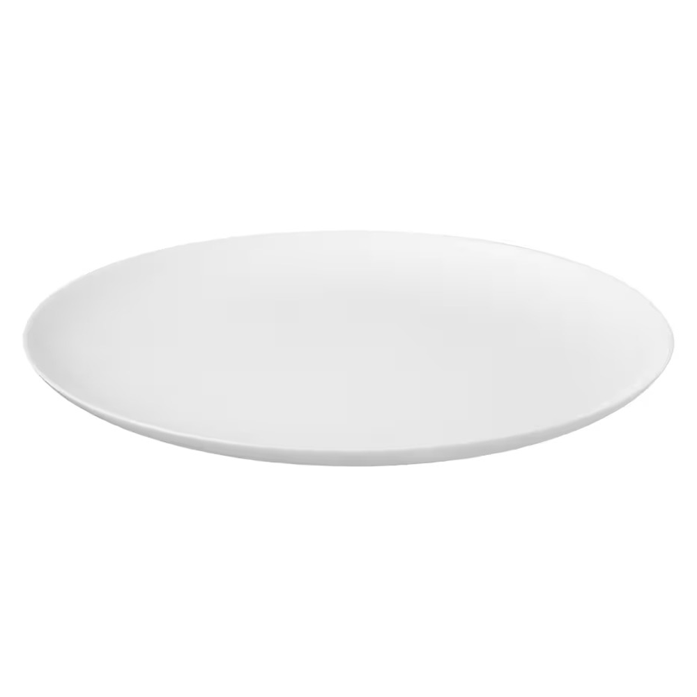 Olmecs Pizza Plate White 14Inches (12 Pc Pack)